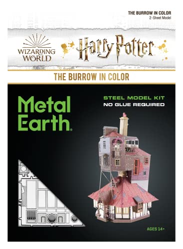 Metal Earth Fascinations Harry Potter Burrow in Color 3D Metal Model Kit