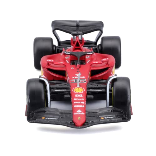 Bburago B18-36832L Formula 1 Ferrari (2022) F1-75 Leclerc 1:43 Scale Die-Cast Collectible Race Car, Assorted Colours