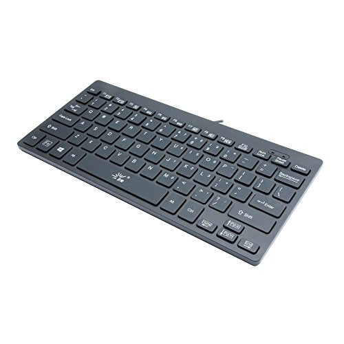 SR Mini Keyboard Wired Thin portable 78 Keys Usb Multimedia Small for Pc Computer Laptop