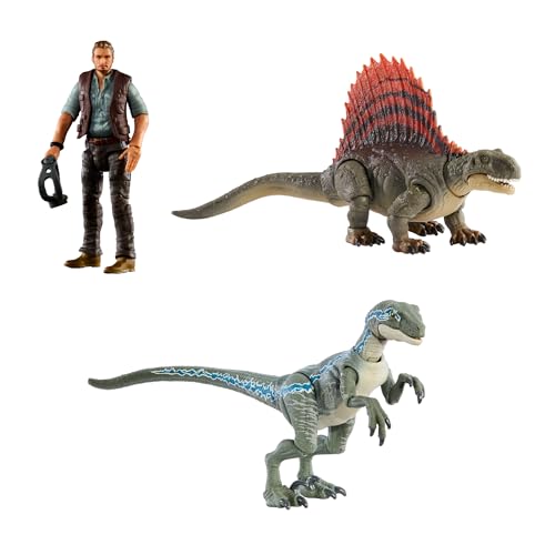 Jurassic World Hammond Collection Owen Grady Action Figure, Premium Authentic Articulated Figure, 3.75 Inch Scale, Dinosaur Related Toy, HTV60