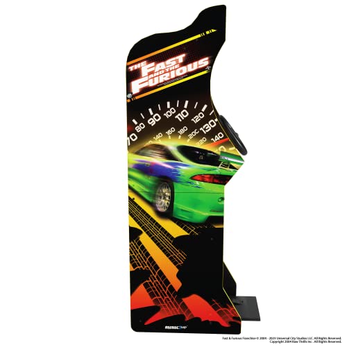 Arcade1Up FAF-A-300211 THE FAST & THE FURIOUS DELUXE ARCADE GAME, multicolour