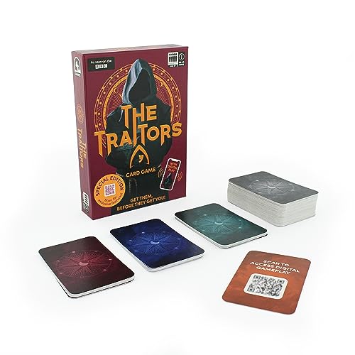 Ginger Fox The Traitors 2023 Special Edition Official BBC Card Game | New Gameplay Including Digital Events | Can the Faithful Banish the Traitor | Work Together In This Fun Family Game of Deception