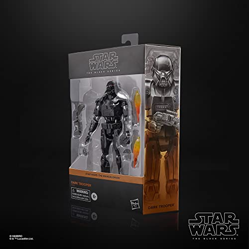 Hasbro F40665L0 Star Wars The Black Series Dark Trooper-15 cm, Multicolour