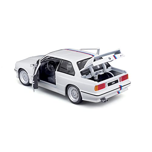 Burago May Cheong Group BBURAGO 1:24 BMW M3 1988 Child's Vehicle 21100W White