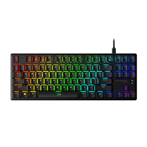 HyperX Alloy Origins Core – RGB Gaming Mechanical Keyboard, Tenkeyless, HyperX Red switches (US layout)