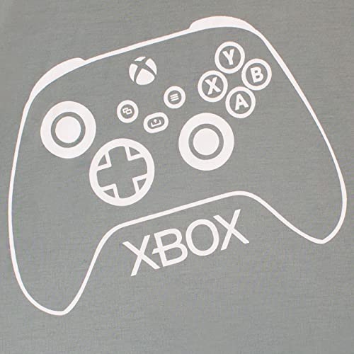 Xbox Boys Gaming Pyjamas for Kids Grey 8-9 Years