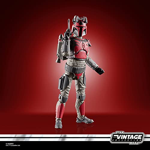 Star Wars Hasbro The Vintage Collection Mandalorian Super Commando Captain Toy 3.75-Inch-Scale The Clone Wars Figure, Multicolor, (F5629)