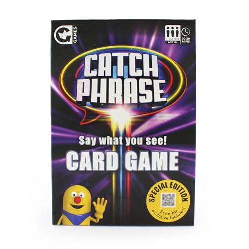 Ginger Fox Special Edition Official ITV Catchphrase Say What You See 2022 TV Show Card Game - Guess Each Catch Phrase - Includes Exclusive Digital Features With Mr Chips