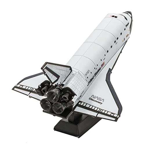 Fascinations Metal Earth Space Shuttle Discovery Color Version 3D Metal Model Kit
