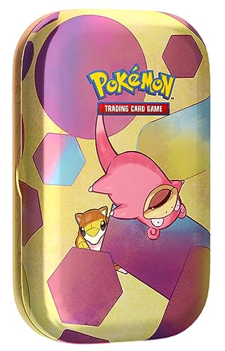 Pokémon TCG: Scarlet & Violet—151 Mini Tin – Slowpoke (2 Booster Packs, 1 Coin & 1 Art Card)