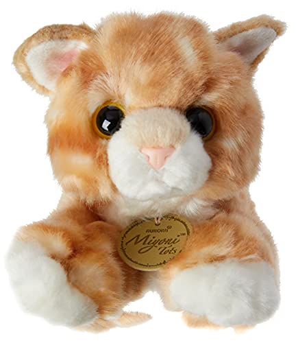 Aurora World 60467 MiYoni Tots Tabby Cat Plush Toy (Orange)