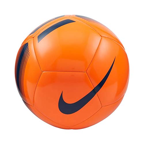 NIKE Unisex-Adult Pitch Team Soccer Ball SC3992 total orange/blue 4