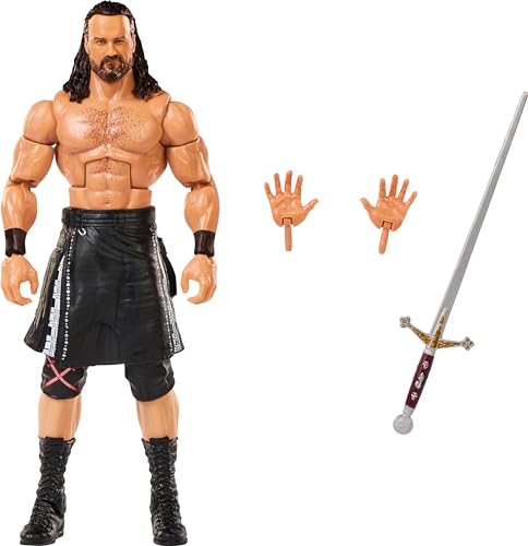 Mattel WWE Drew McIntyre Elite Collection Action Figure with Accessories, Articulation & Life-like Detail, 6-inch