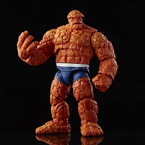 Hasbro Marvel Legends Series Retro Fantastic Four Marvel's Thing 6-inch Action Figure Toy, Includes 3 Accessories