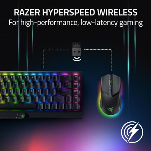 Razer Cobra Pro - Customizable Wireless Gaming Mouse Chroma RGB (10 Customizable Controls, 11-Zone Chroma Lighting, Focus Pro 30K Optical Sensor, HyperSpeed Wireless) Black