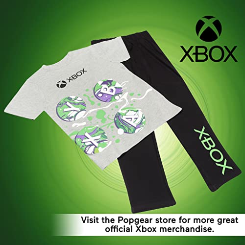 Xbox Controller Buttons Long Pyjamas Set, Kids, 5-15 Years, Black, Official Merchandise