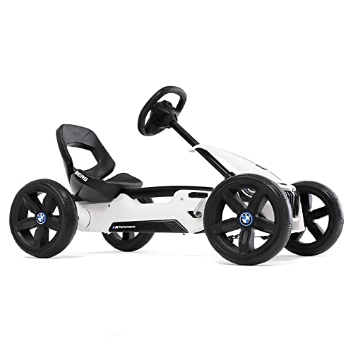 Berg Pedal Gokart Reppy BMW Children's vehicle Soundbox im Lenkrad, White/Blue, Kinderspielzeug, für Kinder von 2.5-6 Jahren