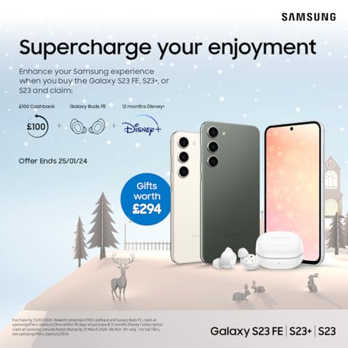 Samsung Galaxy S23 FE 5G, SIM Free Android Smartphone, 128GB, Mint, 3 Year Manufacturer Extended Warranty (UK Version)