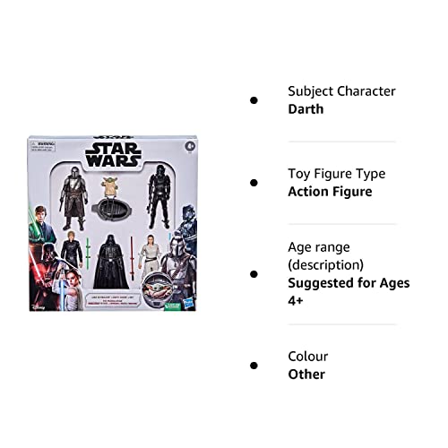 Star Wars Darth Action Figure Set of 6 For 4+ Years kids - 6 Inch (15.2cm)