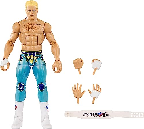 Mattel WWE Cody Rhodes Top Picks Elite Collection Action Figure, Articulation & Life-Like Detail, Interchangeable Accessories, 6-Inch, HKN60