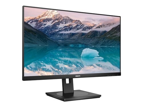 PHILIPS 242S9Jml - 24 Inch Fhd Monitor, 75Hz, 4Ms, Va, Height Asdjust, Usb Hub, Speakers, Flicker Free, L:Ow Blue Light (1920 X 1080 @ 75Hz 300 Cd/M² Hdmi 1.4 Dp 1.2/ Usb 3.2)