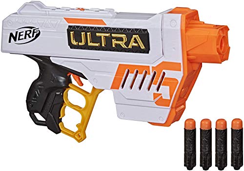 Nerf Ultra Five Blaster - 4-Dart Internal Clip, 4 Nerf Ultra Darts, Dart Storage - Compatible Only with Nerf Ultra Darts