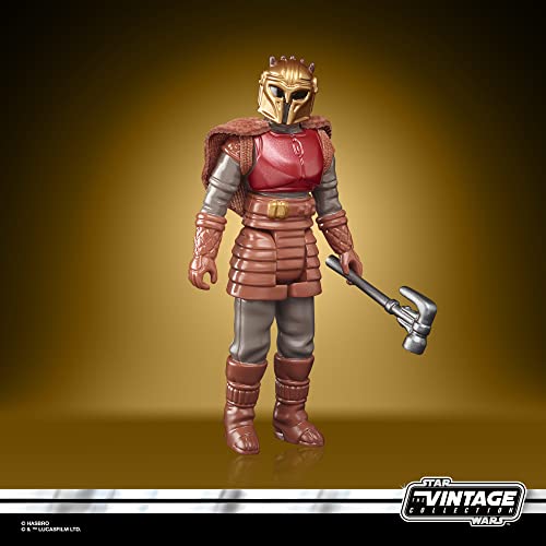 Star Wars Hasbro Retro Collection The Armorer Toy 9.5-cm-Scale The Mandalorian Collectible Action Figure, Toys for Kids Ages 4 and Up, Multicolor, F4458