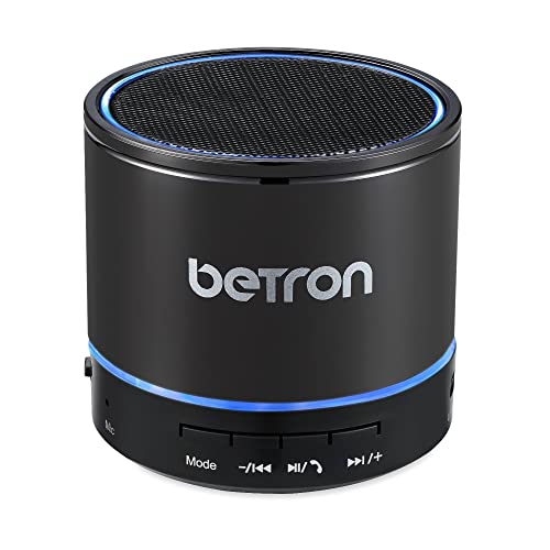 Betron KBS08 Bluetooth Speaker, Wireless, Portable, Mini, Titanium