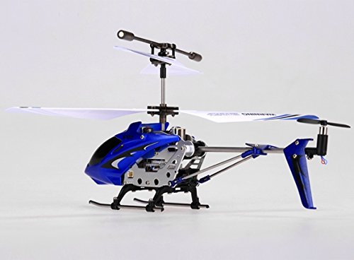 Syma S107G 3.5 Channel 3CH Mini Metal Remote Control RC Helicopter Blue