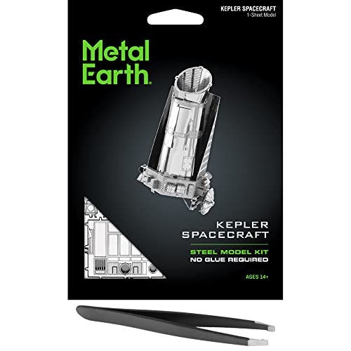 Metal Earth Kepler Spacecraft 3D Metal Model Kit Bundle with Tweezers Fascinations