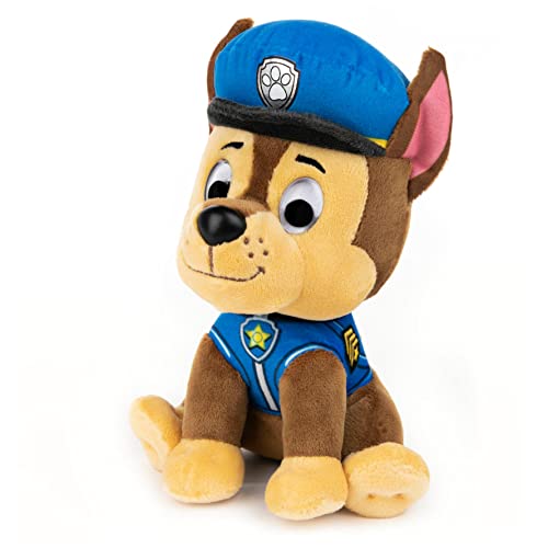 Paw Patrol Official GUND Soft Dog Themed Cuddly Plush Toy Chase 6-Inch Soft Play Toy For Boys and Girls Aged 12 Months and Above