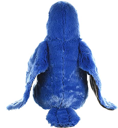 Wild Republic Hyacinth Macaw Plush Soft Toy, Cuddlekins Cuddly Toys, Gifts for Kids 30 cm