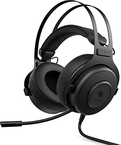 HP Omen Blast Headset - Padded Gaming Headphones with Mic, Mute Controls, 7.1 Surround Sound, PC Computer PlayStation Xbox Nintendo Switch