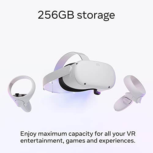 Meta Quest 2 — Advanced All-In-One Virtual Reality Headset — 256 GB (Renewed)