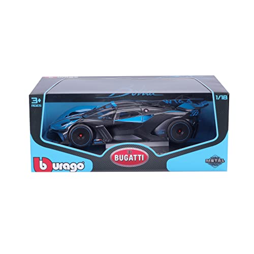 Bburago B18-11047B Bugatti Bolide, Blue, 1:18 Scale Collectible Car, Assorted Colours