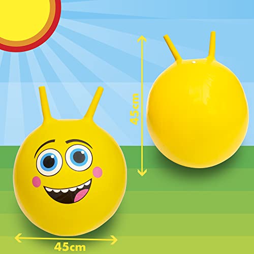 abeec Space Hopper - Outdoor Toys - Space Hoppers For Kids Age 5 - Outdoor Toddler Toys - Garden Toys - Jumping Ball - Toddler Outdoor Play Equipment - Outdoor Toys for 5 Year Olds