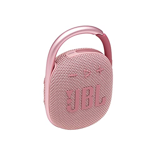 JBL Clip 4 - Portable Mini Bluetooth Speaker, Big Audio and Punchy Bass, IP67 Waterproof and dustproof, 10 Hours of Playtime - (Pink)