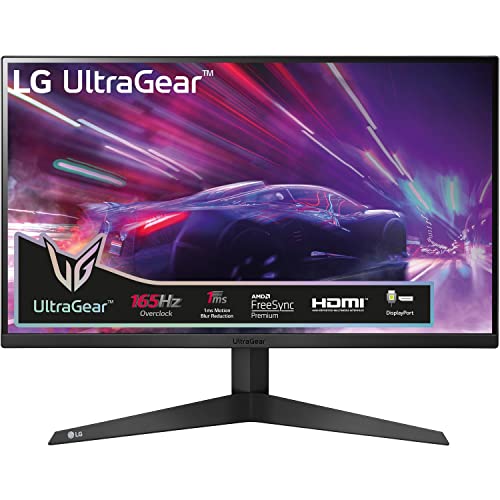 LG Electronics UltraGear Gaming Monitor 24GQ50F-B - 23.8 inch, VA Panel, 165Hz, 1ms MBR, 1920 x 1080 px, AMD FreeSync Premium, Gaming UI
