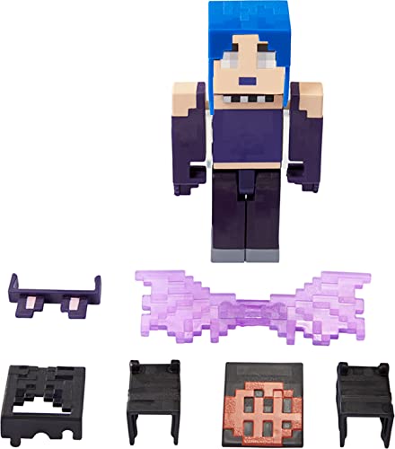 Minecraft Creator Series Spooky Wings Figure, Collectible Building Toy, 3.25-inch Action Figure with Accessories, Gift for Ages 6 Years & Older