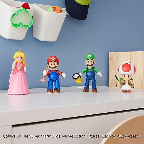 Super Mario Movie 5”/ 12.5cm Peach Action Figure with Umbrella Accessory