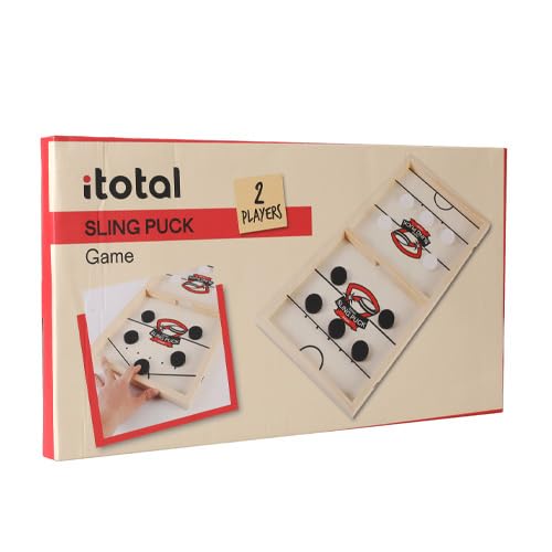 I-TOTAL® - Hockey Board Game, Interactive Family Board Game, Competitive Game (Large)