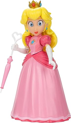 Super Mario Movie 5”/ 12.5cm Peach Action Figure with Umbrella Accessory