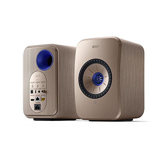 KEF LSX II - Wireless Bookshelf Speakers, Conran Soundwave | Active Speakers | TV | PC | Gaming | HDMI