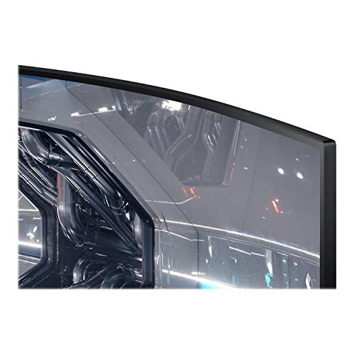 Samsung Odyssey G9 Curved Gaming Monitor, 49 Inch, 240hz, 1000R, 1ms, 1440p, Black White