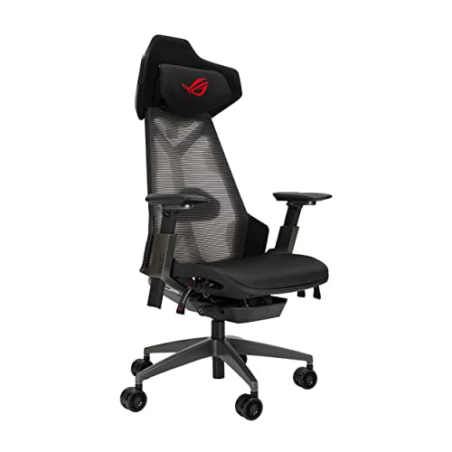 ASUS Ergonomic Gaming Chair, Black, One Size