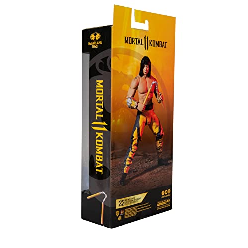 McFarlane Toys, 7-inch Lui Kang (Fighting Abbot) Mortal Kombat 11 Figure with 22 Moving Parts, Collectible Mortal Kombat Figure with collectors stand base – Ages 14+