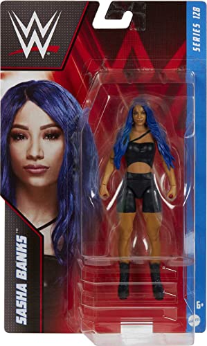 WWE Sasha Banks Basic Action Figure 6-inch Collectible for Ages 6+