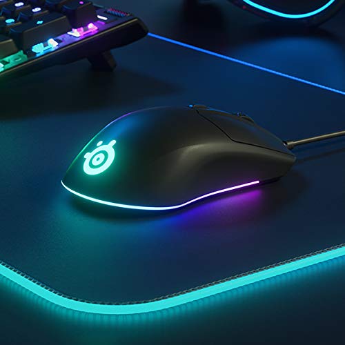 SteelSeries Rival 3 - Gaming Mouse - 8,500 CPI TrueMove Core Optical Sensor - 6 Programmable Buttons - Split Trigger Buttons - Black