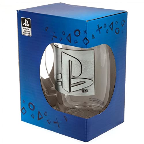 PLAYSTATION - Beer Glass 500ml Metal Badge - Logo