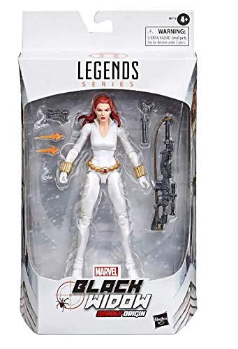 Marvel Legends Series Action Figure Black Widow White Suit Deadly Origin 15 cm